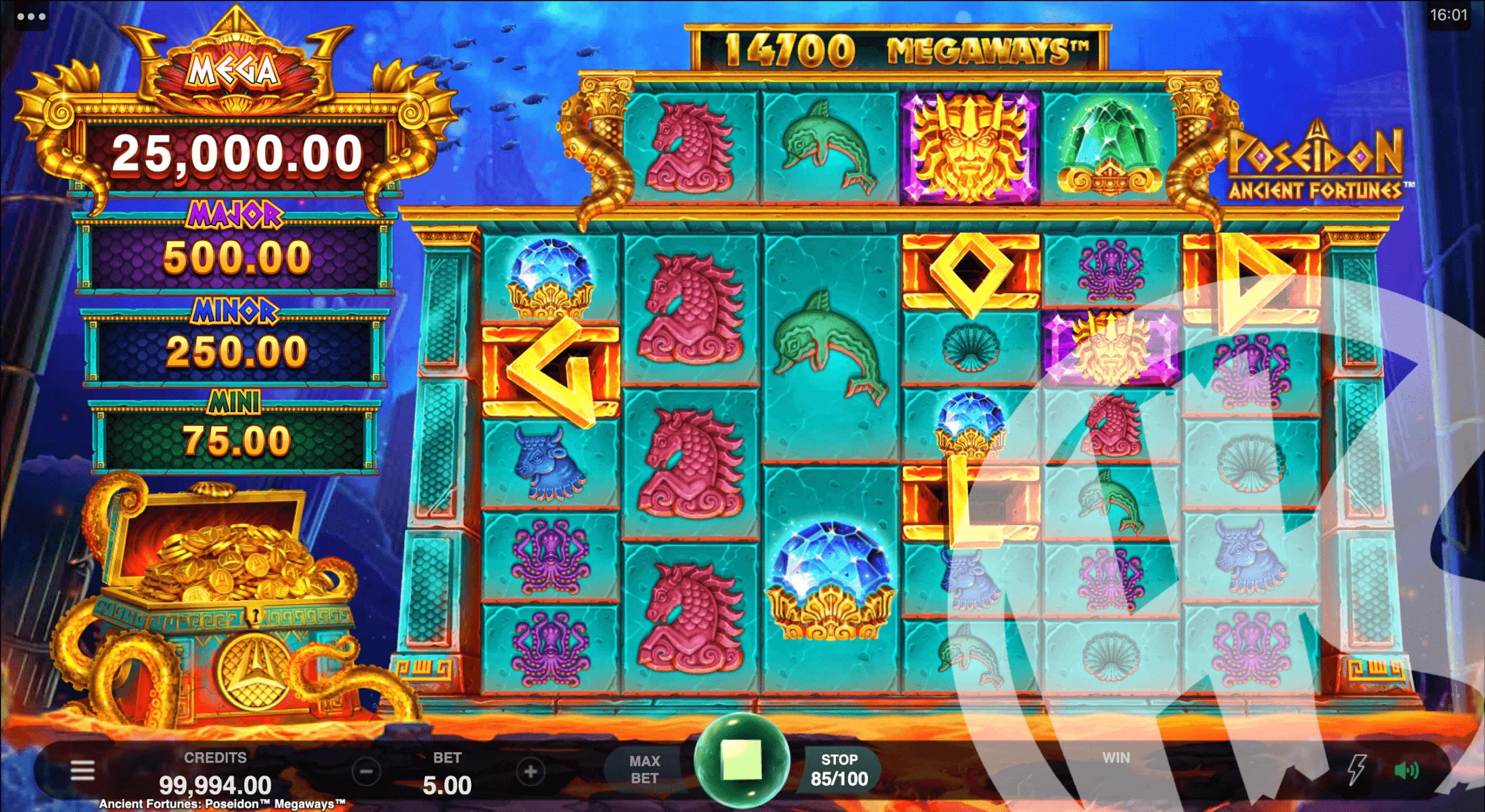 Poseidon Ancient Fortunes Megaways Slot Review pic 4